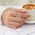Versatile Zircon Women's Ring - Elegant Jewelry Accessory