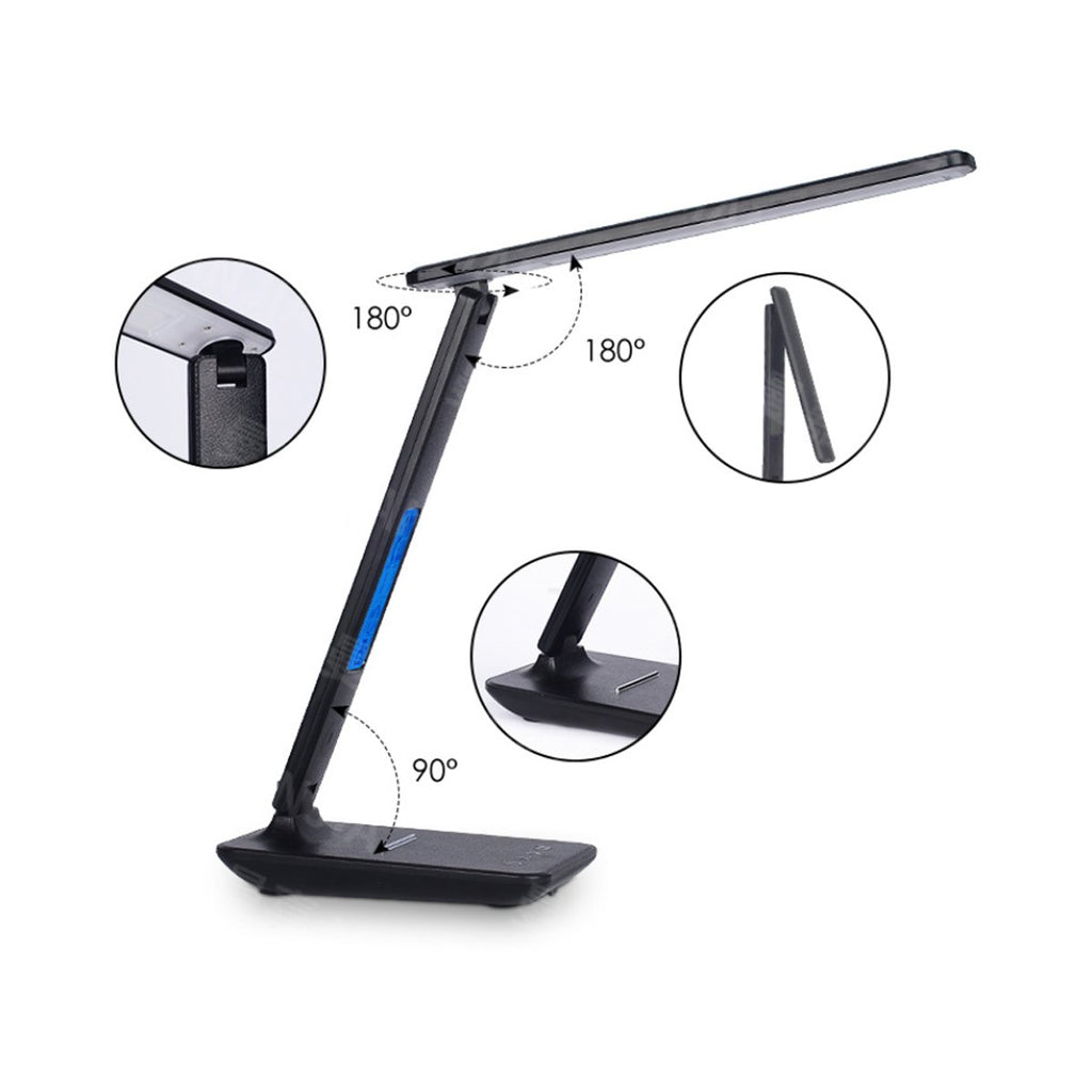 3-in-1 Lamp with Phone Charger, Clock and Thermostat