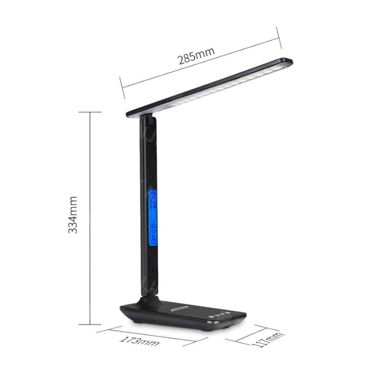 3-in-1 Lamp with Phone Charger, Clock and Thermostat