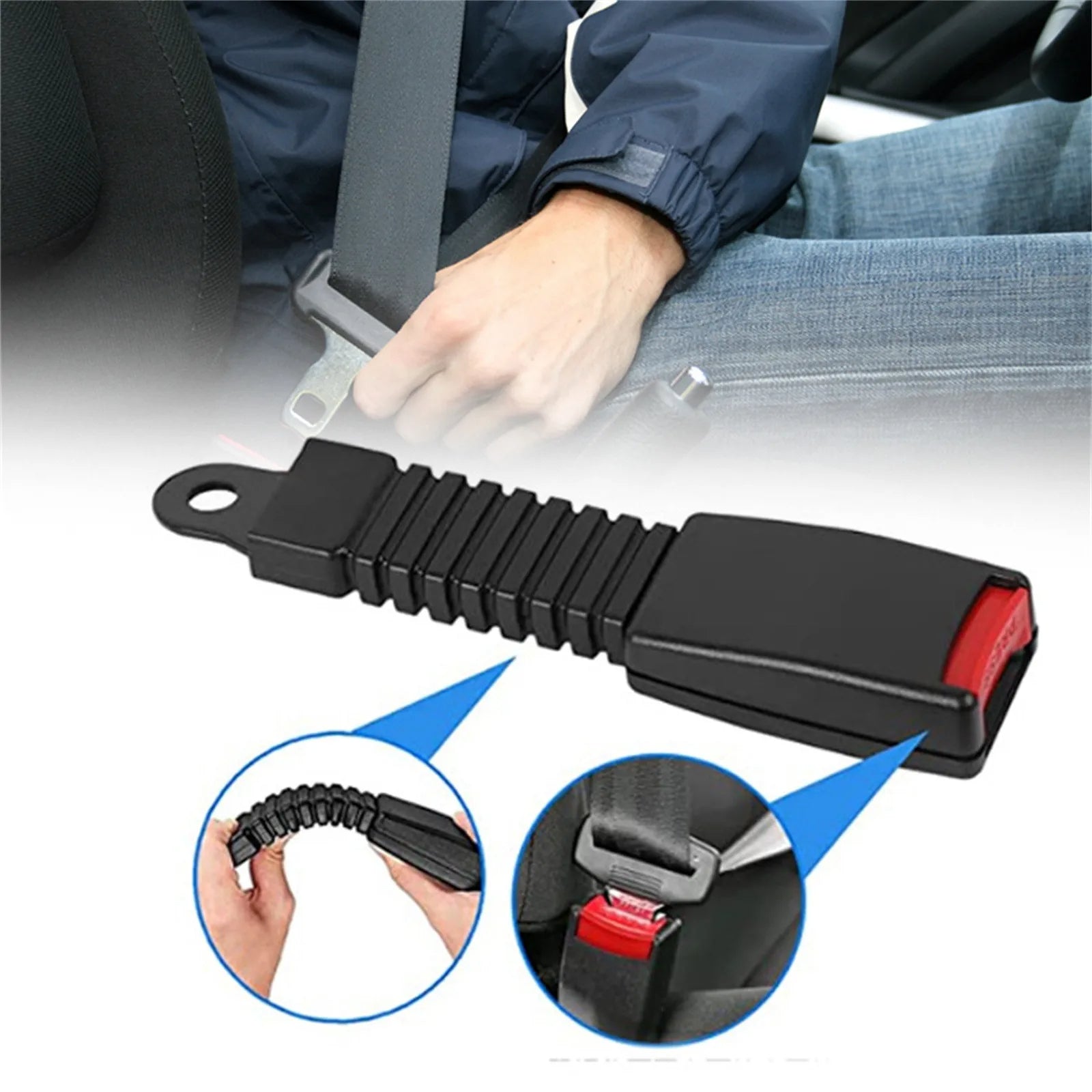 Adjustable Seat Belt Extender for Car Safety