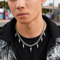Men's Cross Pendant Cuban Chain - Cool Edgy Necklace