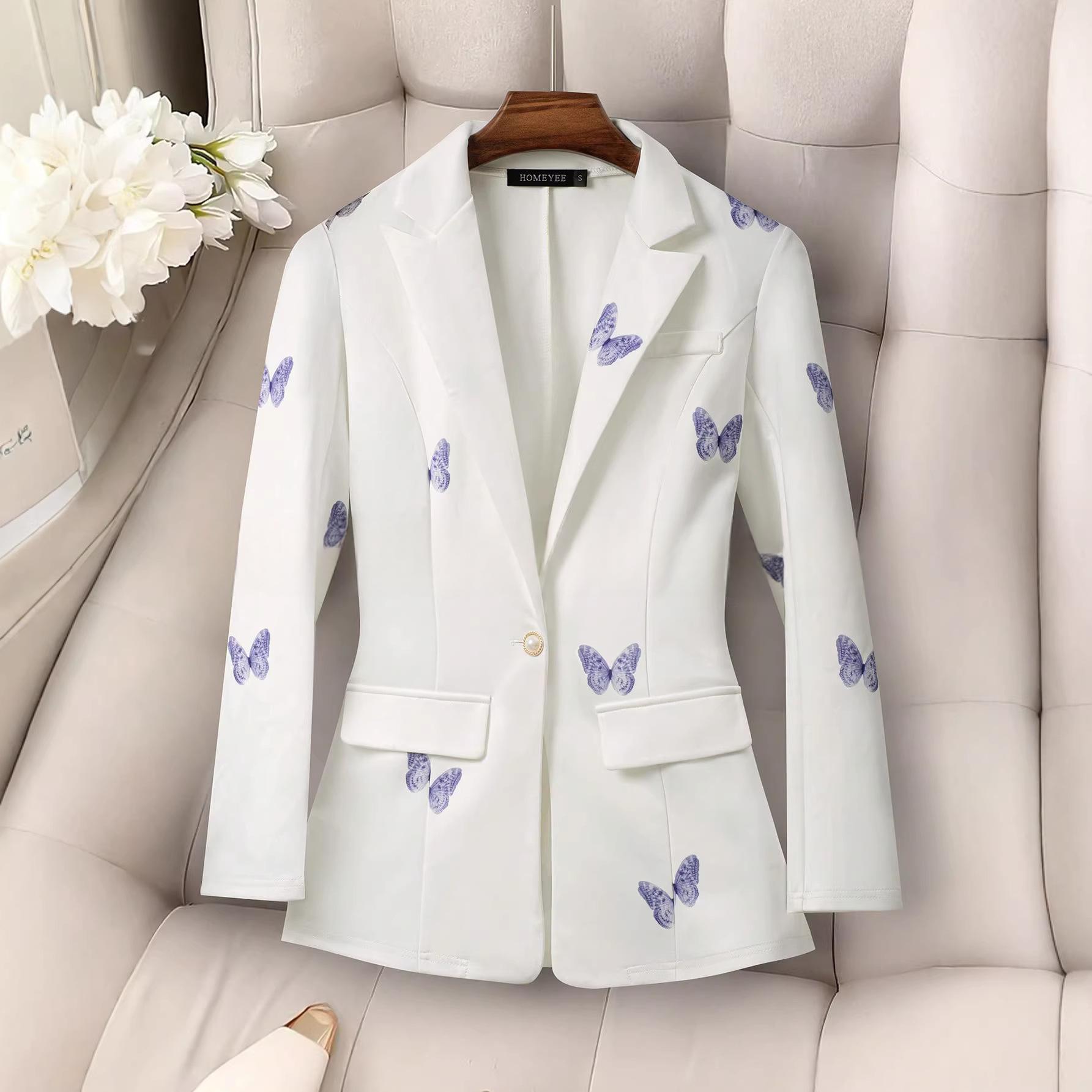Fashionable Women's Korean-Style Casual Blazer Jacket
