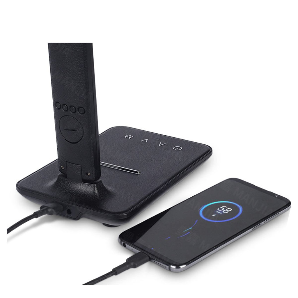 3-in-1 Lamp with Phone Charger, Clock and Thermostat