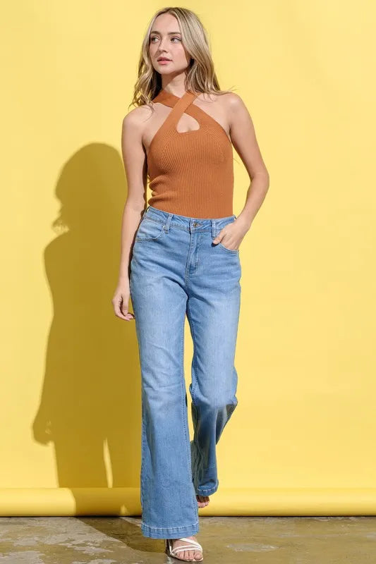 And The Why Halter Tank Top