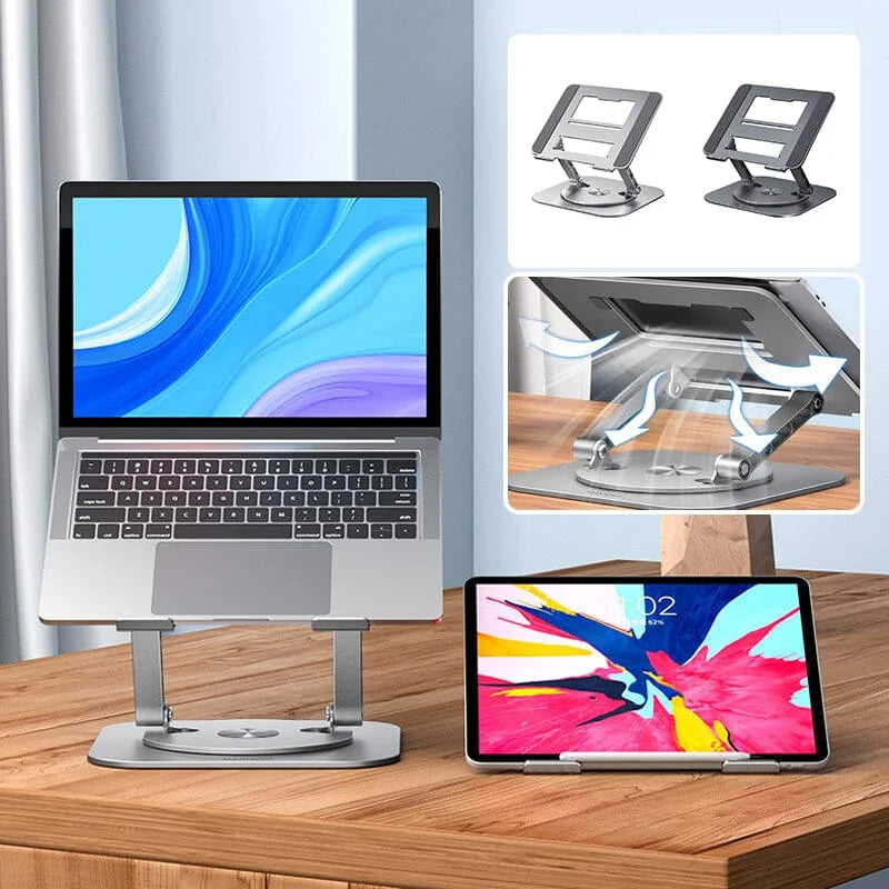 Laptop Stand Aluminum Alloy 360 Degree Rotating