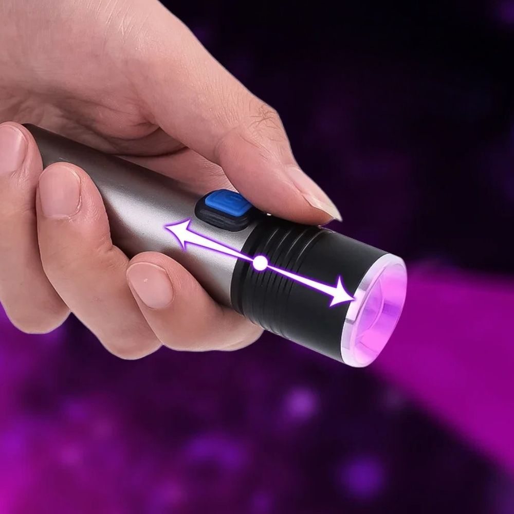 Handheld Blacklight UV Ultraviolet Urine Detector