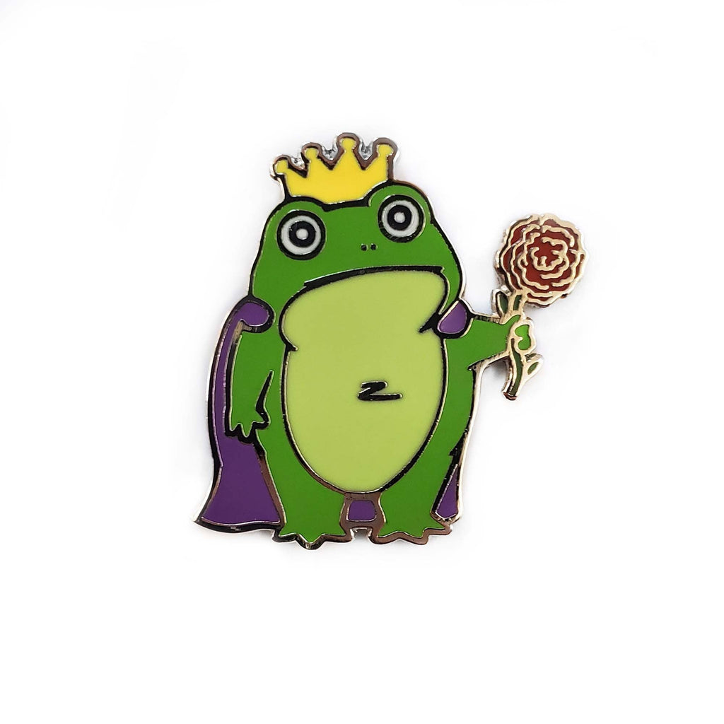 Frog Prince Retro Fridge Magnet
