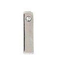 Silver Bar Charm for Slider Bracelets