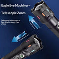 Aluminum Alloy White Laser Flashlight - Durable EDC Light