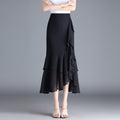 Women's Irregular Ruffled Chiffon Skirt | Flowy Style