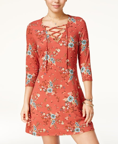 Be Bop Lace Up Dress