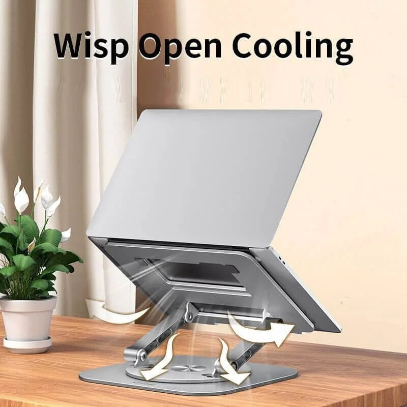 Laptop Stand Aluminum Alloy 360 Degree Rotating