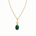 Tiger Eye Stone Pendant Necklace