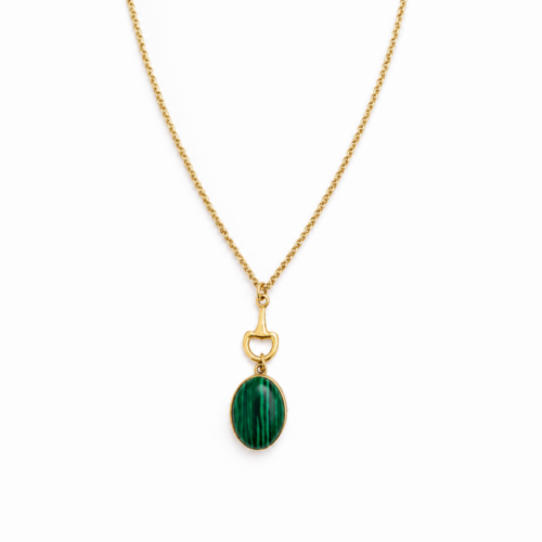 Tiger Eye Stone Pendant Necklace