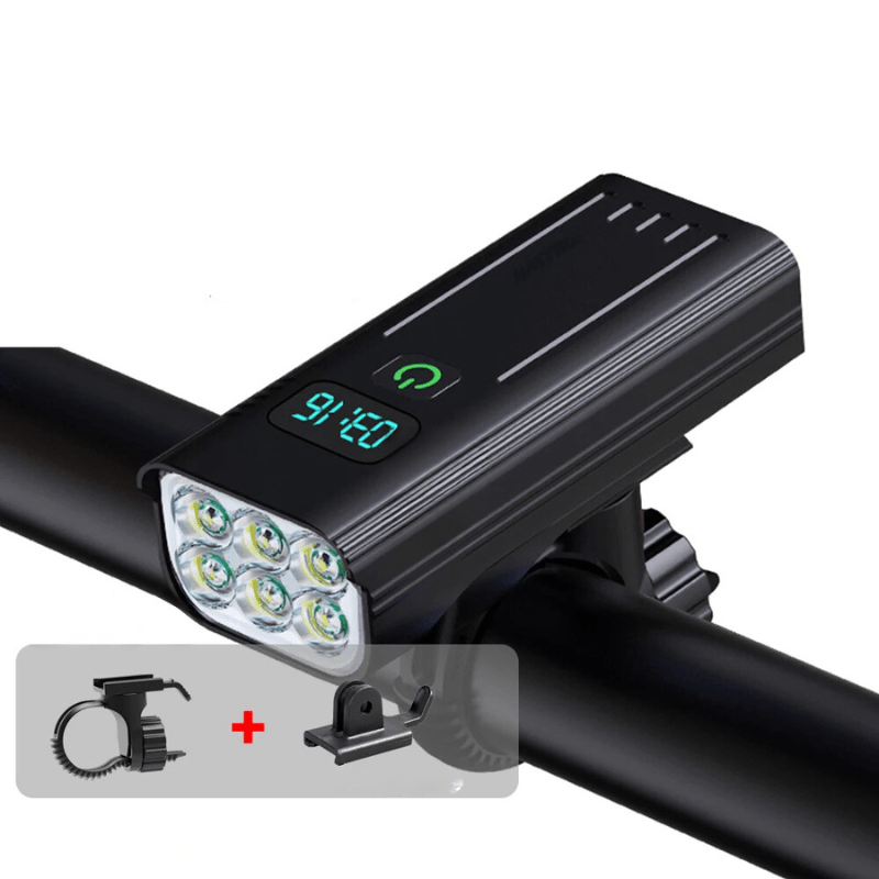 5000 Lumen Bike Light with 12 LEDs & USB-C