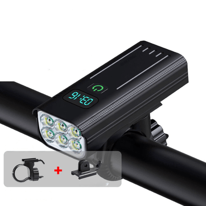 5000 Lumen Bike Light with 12 LEDs & USB-C