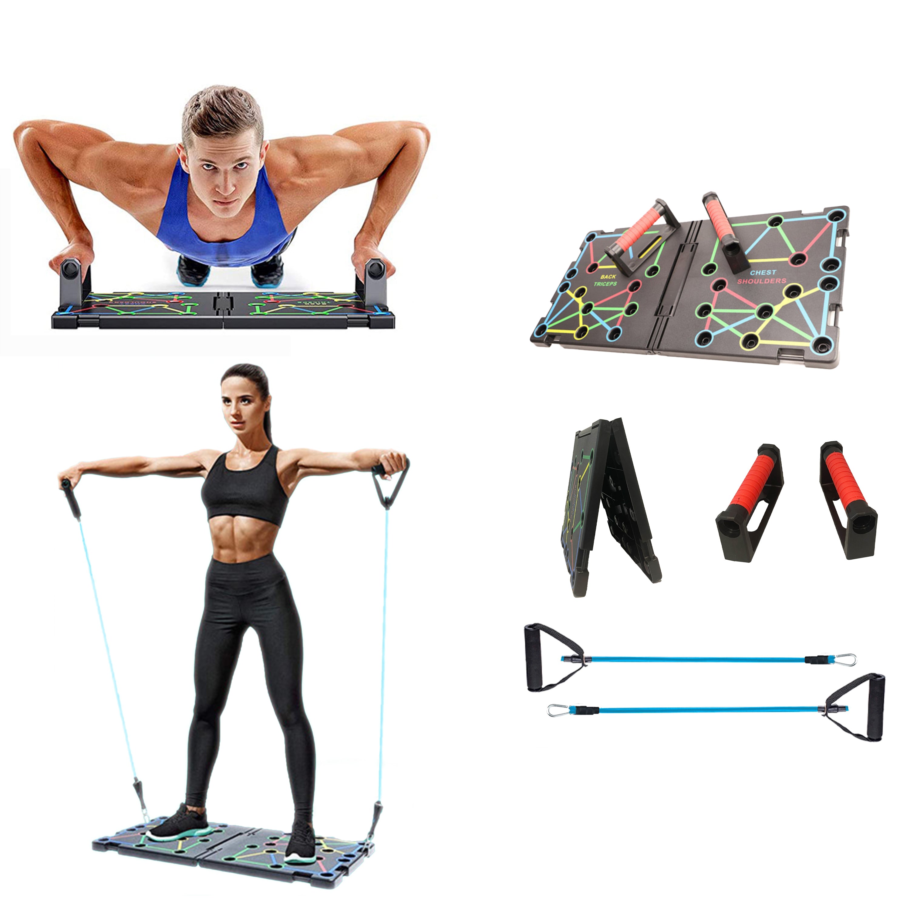 9-in-1 Push-Up Rack Board System