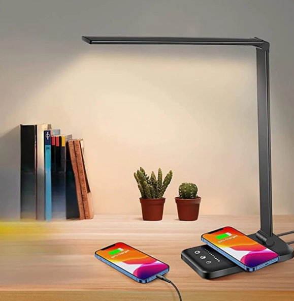 Contemporary Adjustable LED Table Lamp With