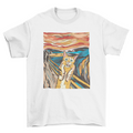 The Scream Parody Cat Graphic Tee