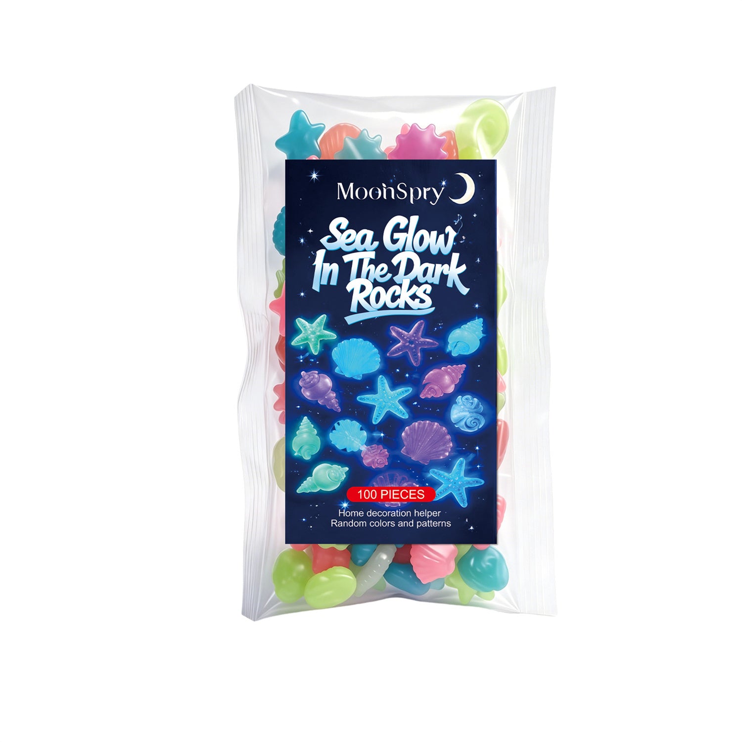 Ocean Wind Noctilucent Stone - Glow in the Dark Decor