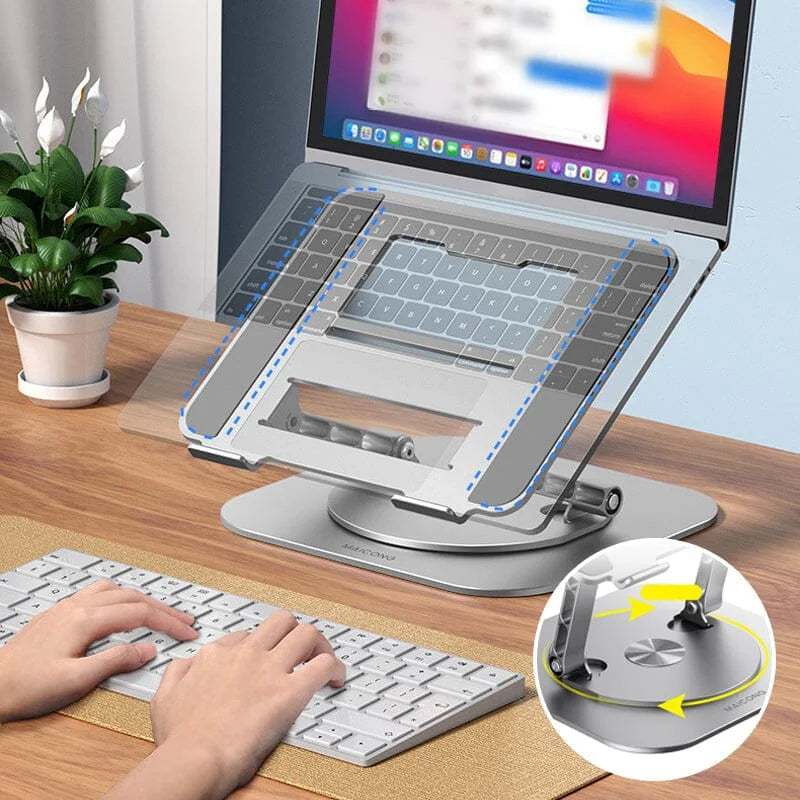Laptop Stand Aluminum Alloy 360 Degree Rotating
