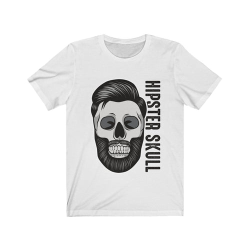 Hipster Skull Pop Culture Graphic Tee