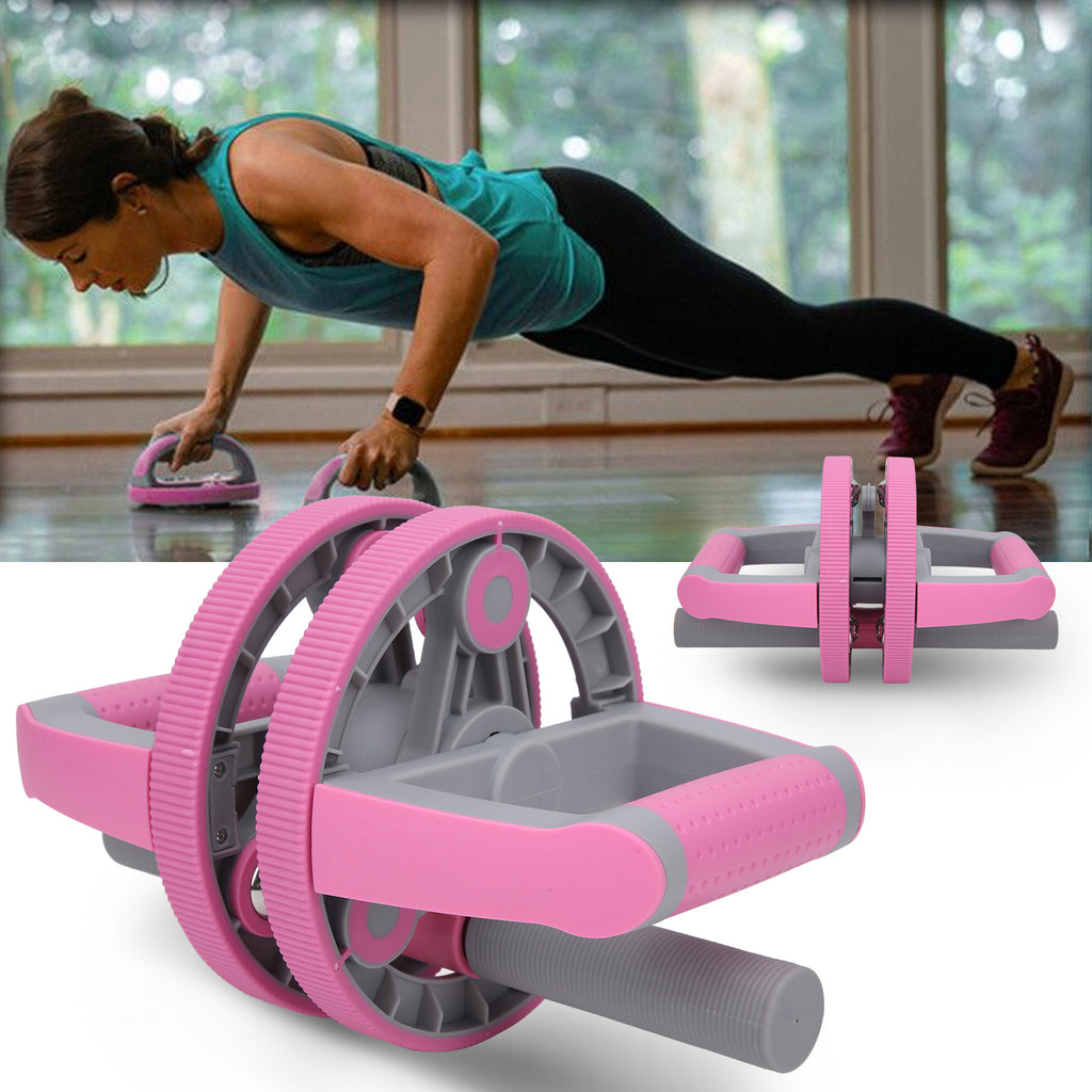 Ab Wheel & Pull Strap Training Set