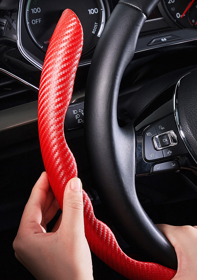 Carbon Fiber Steering Wheel Cover