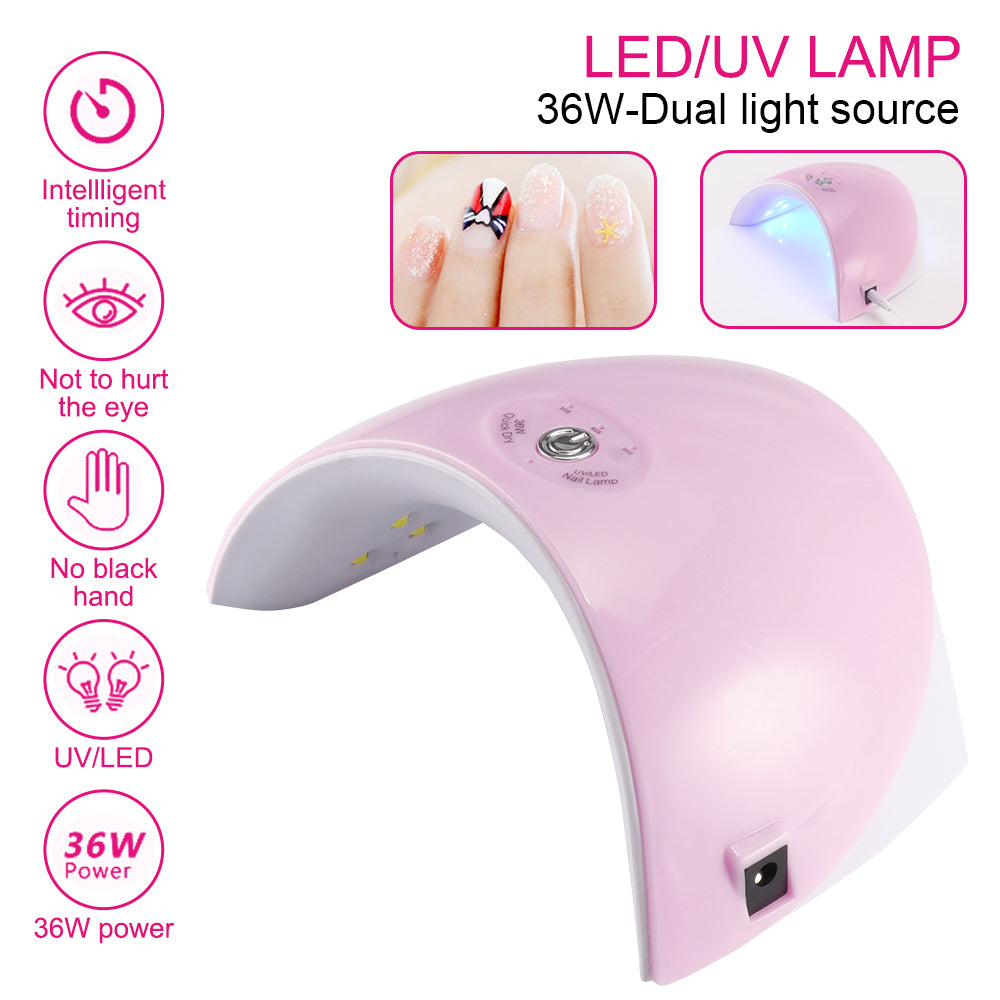 Automatic Sensing 36W LED Nail Dryer