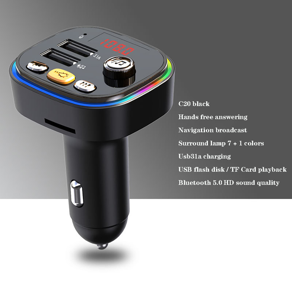 Handsfree Bluetooth MP3 Car Charger