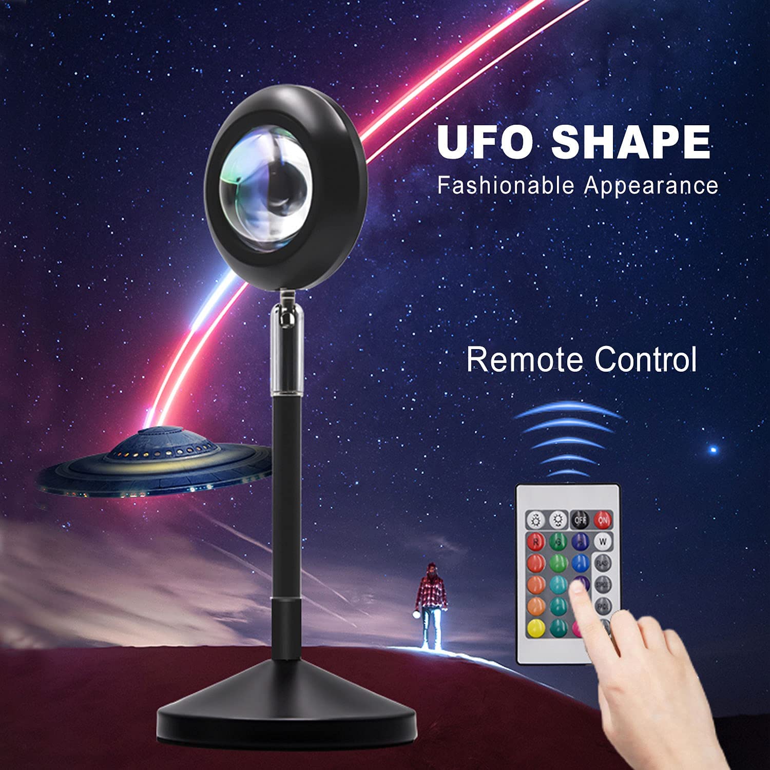 16-Color Sunset Projection Lamp