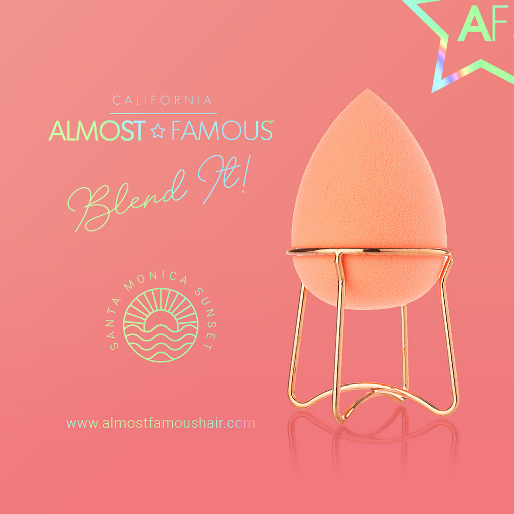 Makeup Blender with Rose Gold Stand