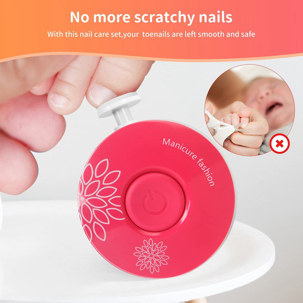 Electric Baby Nail Trimmer and Polisher