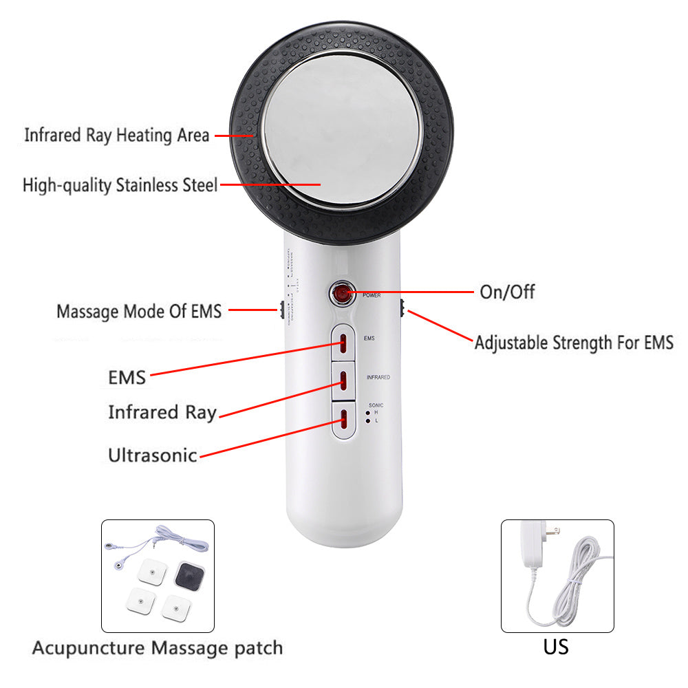 Body Face Ultrasound Slimming Massager
