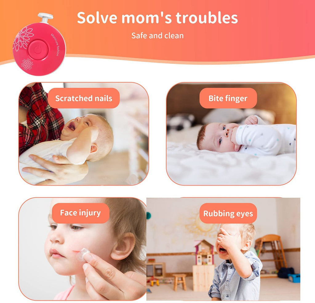 Electric Baby Nail Trimmer and Polisher
