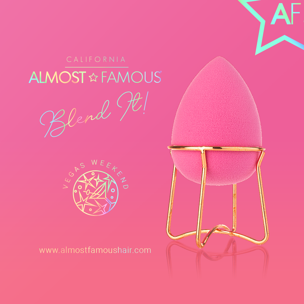 Makeup Blender with Rose Gold Stand