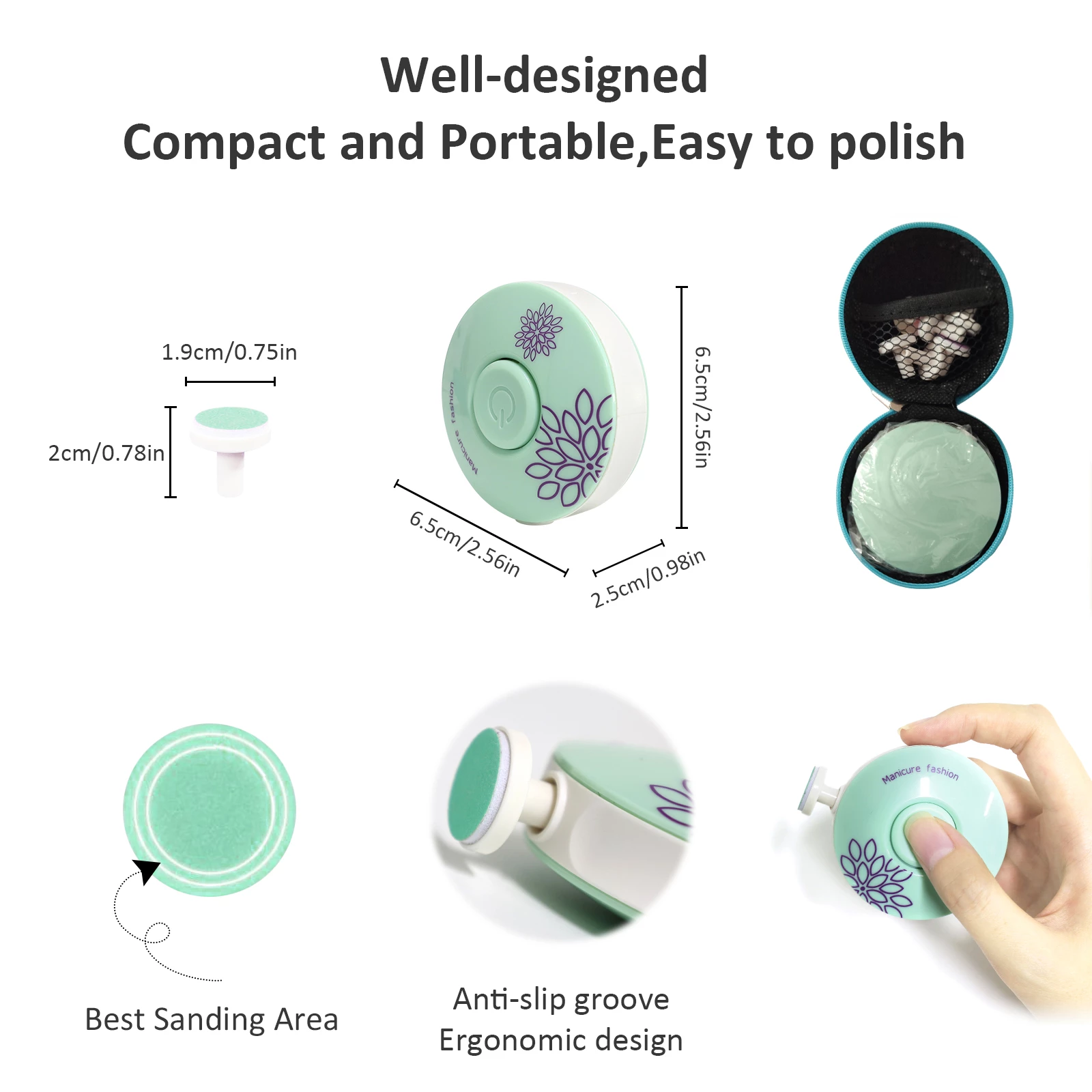 Electric Baby Nail Trimmer and Polisher