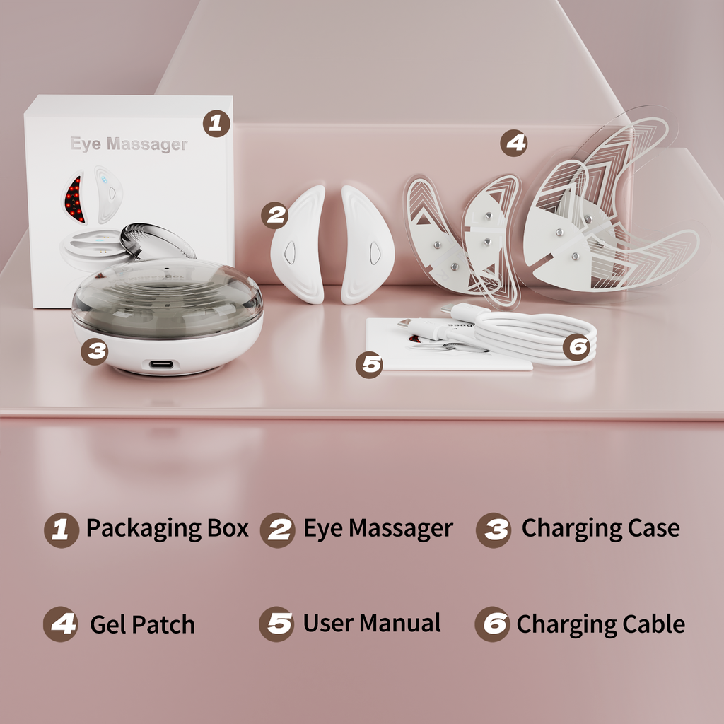 Eye Massage Device for Wrinkles and Dark Circles