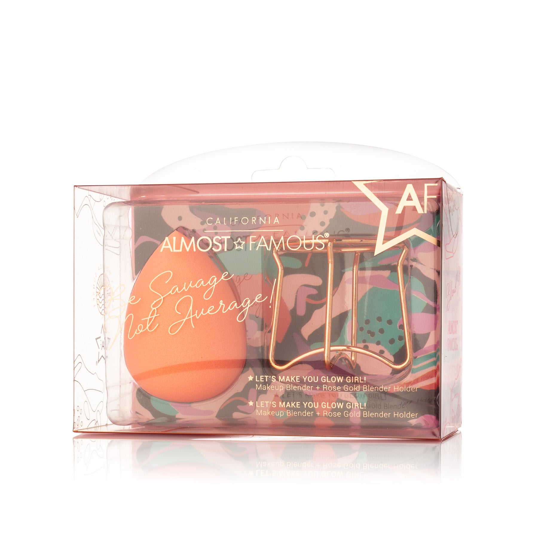 Makeup Blender with Rose Gold Stand