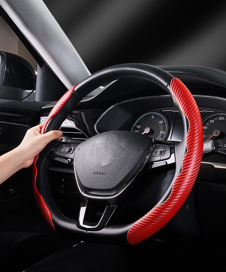Carbon Fiber Steering Wheel Cover