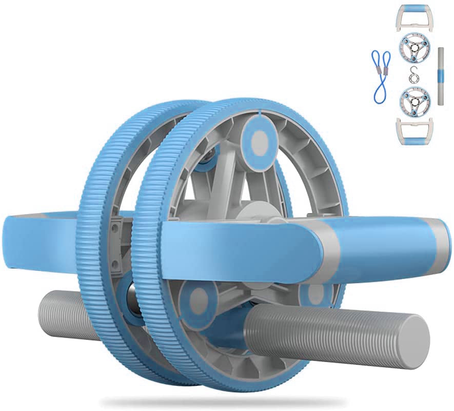 Ab Wheel & Pull Strap Training Set