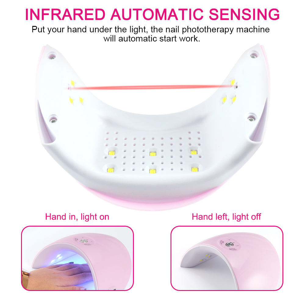 Automatic Sensing 36W LED Nail Dryer