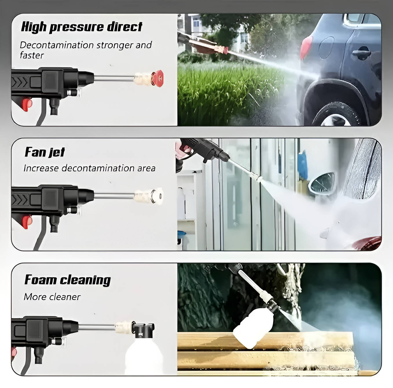 Cordless Portable High Pressure Spray Water Gun