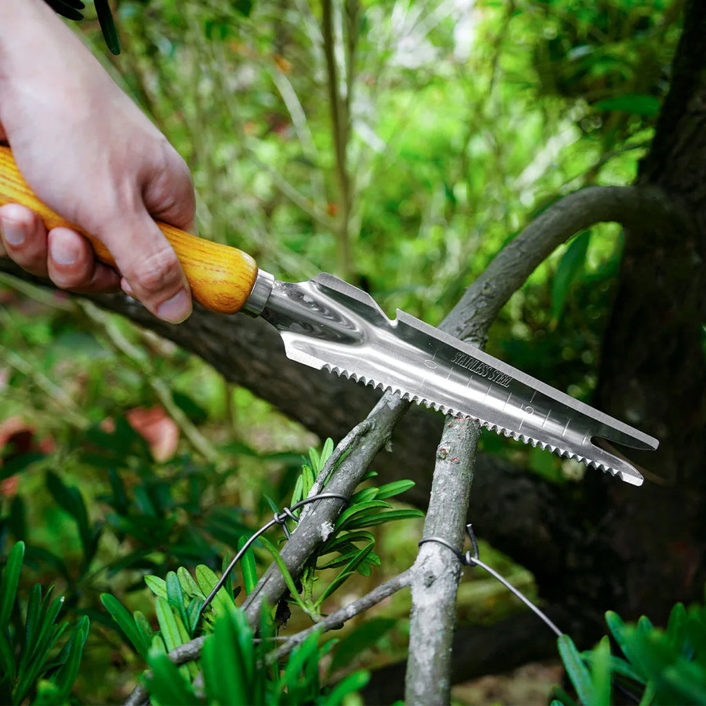 5-in-1 Stainless Steel Weed Puller Tool with