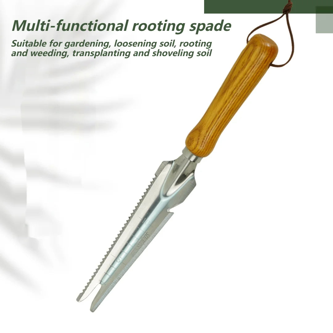 5-in-1 Stainless Steel Weed Puller Tool with