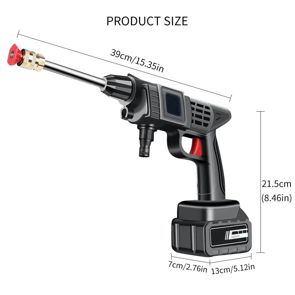 Cordless Portable High Pressure Spray Water Gun