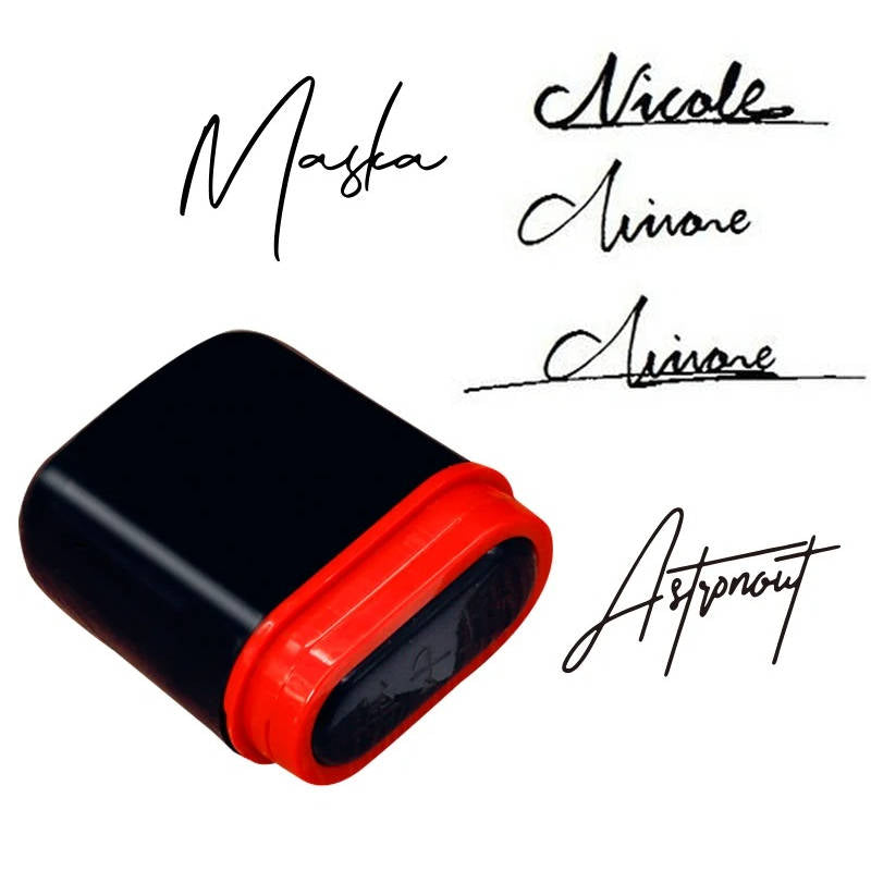Custom Signature Stamp Personalized Logo Name