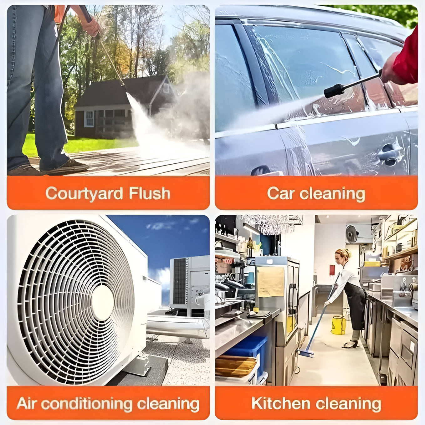 Cordless Portable High Pressure Spray Water Gun