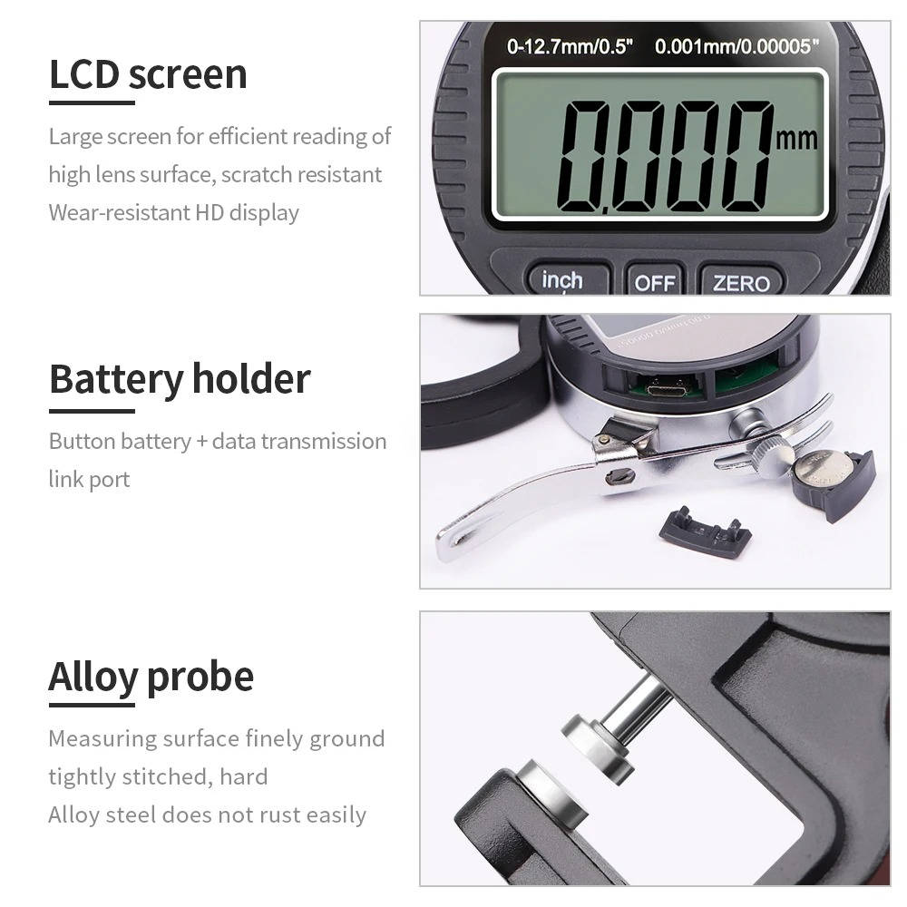 Thickness Gauge Measure Thickness Of Paper Cloth