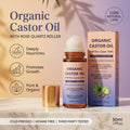 Castor Oil Rollerball Massage 50ml - Nourishing Body & Hair Oil